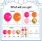 Pink Orange Balloon Garland Arch Kit, 124pcs Hot Pink Orange Chrome Metallic Gold Latex Balloons for Birthday Wedding Baby Shower Tropical Party Supplies Summer Party Decorations